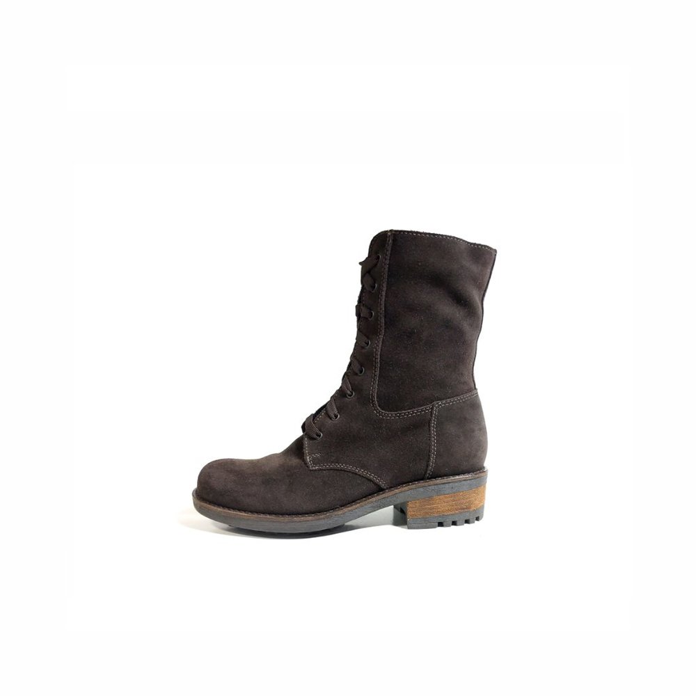 La CANADIENNE Brown Lace Up Boots - Picture 2 of 9